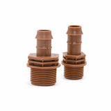 Brown Barbed Connector 16mm × 3/4"